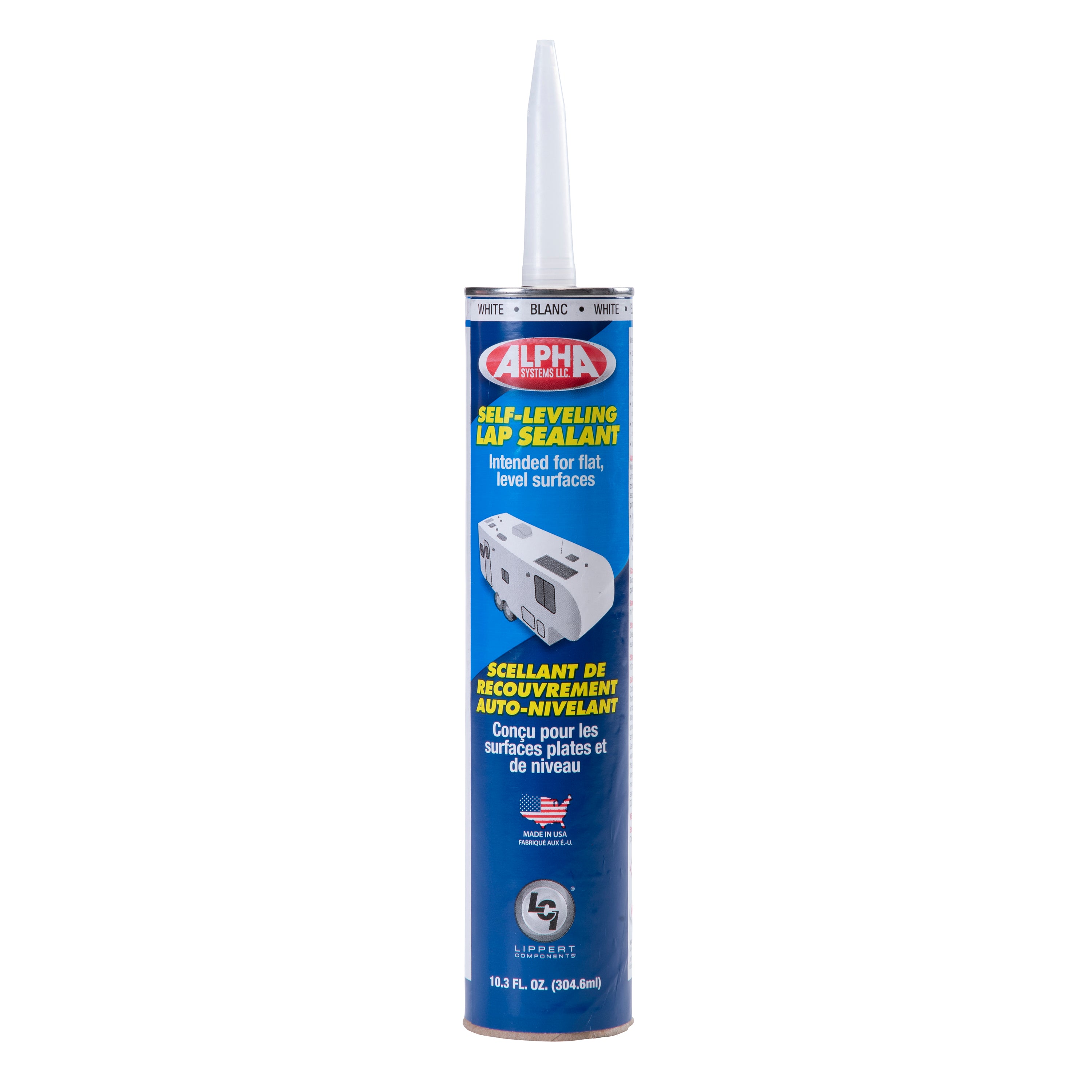 1021 Low VOC Self-Leveling Lap Sealant, White (10.3 Oz. Tube)