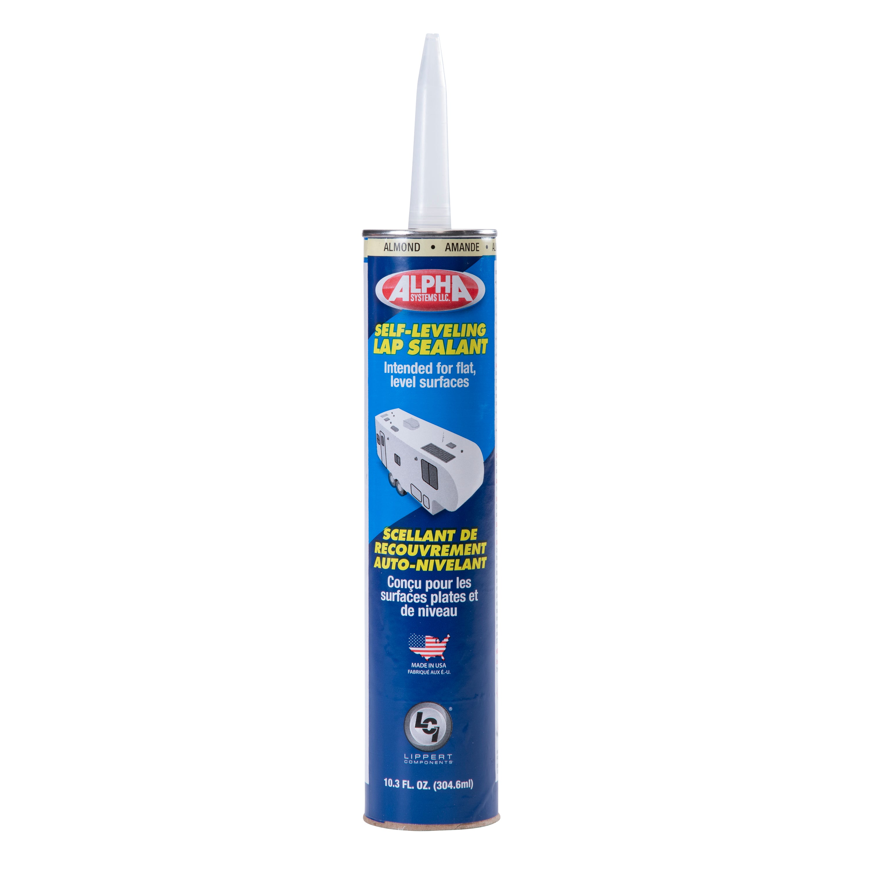 1021 Low VOC Self-Leveling Lap Sealant, Almond (10.3 Oz. Tube)