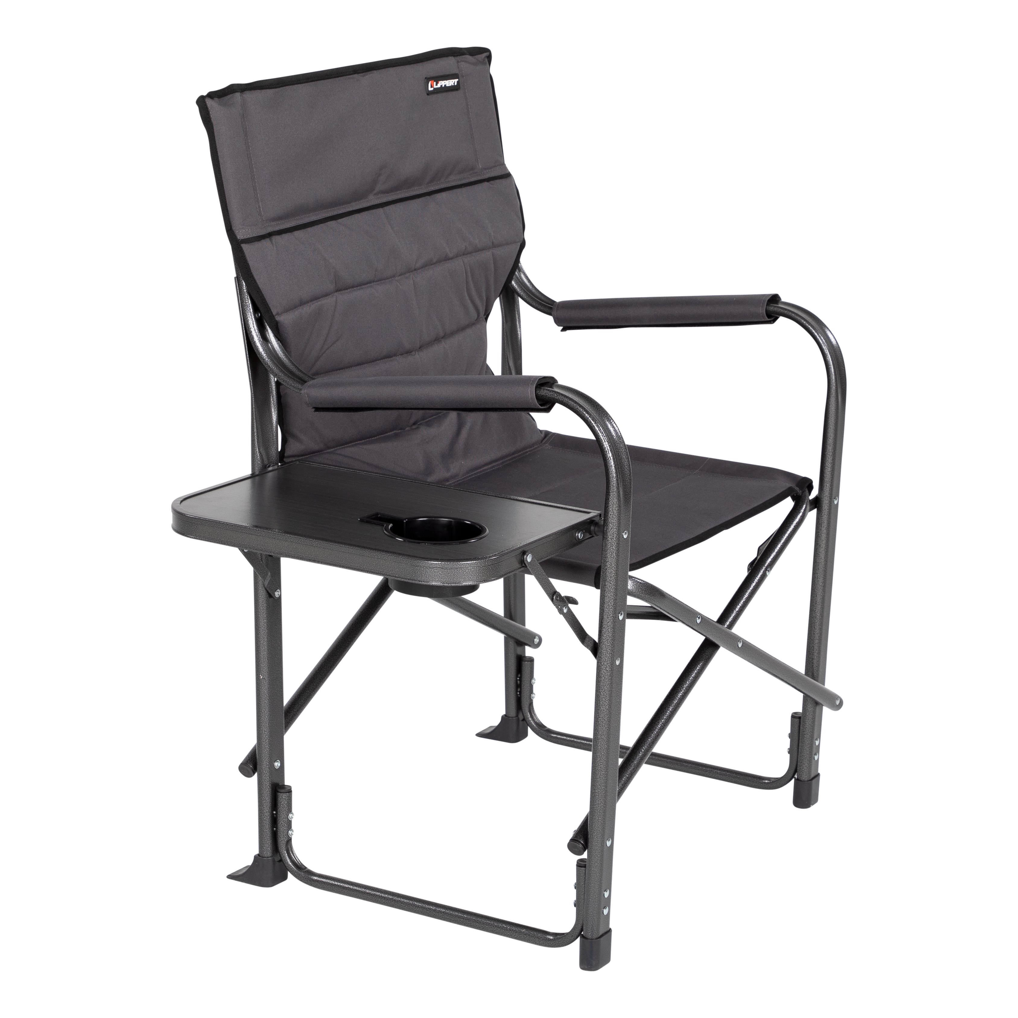 Scout Director's Chair with Side Table - Dark Grey