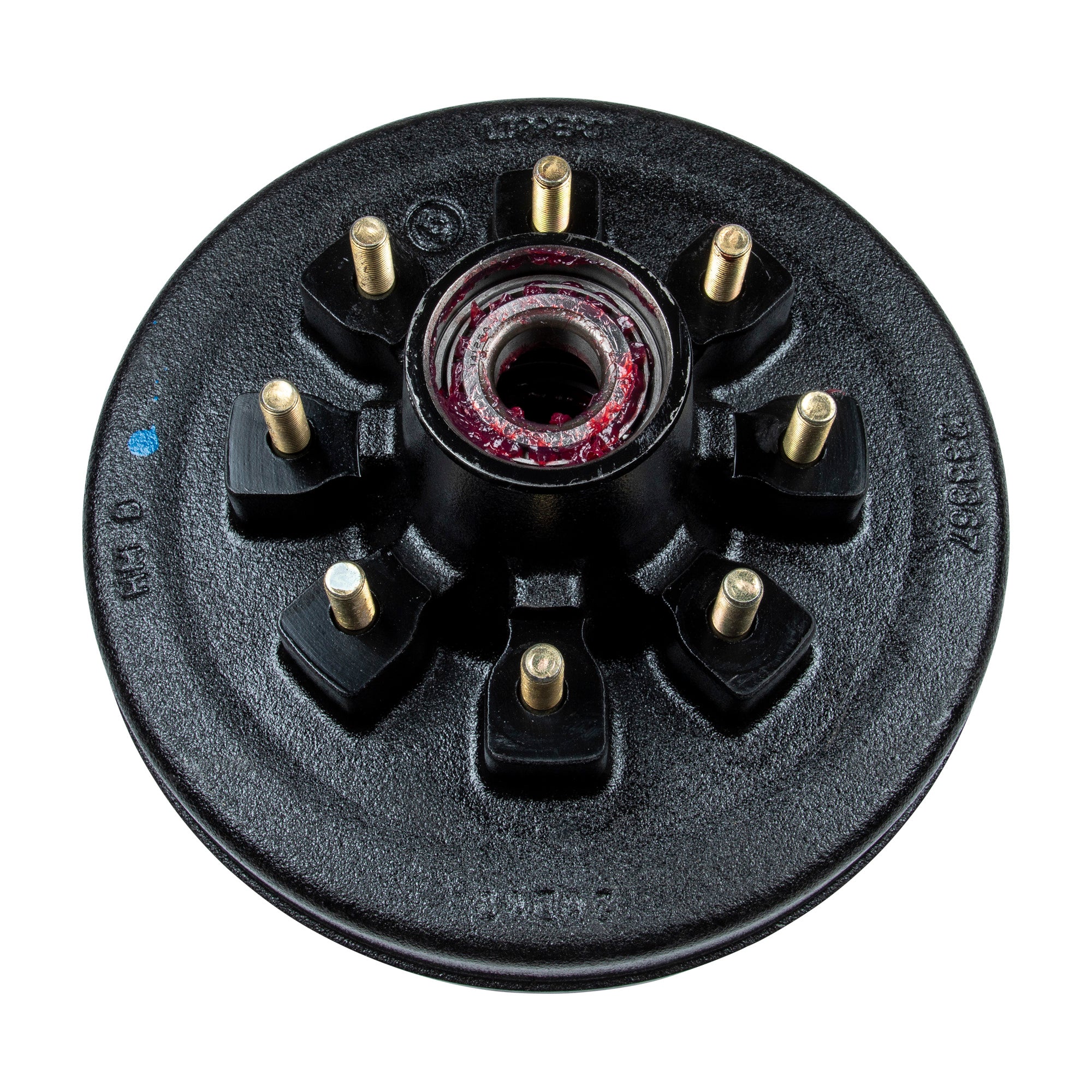 12'' Brake Hub Assembly 8-6.5 BC; 1/2'' stud; 7000# (Retail Box)