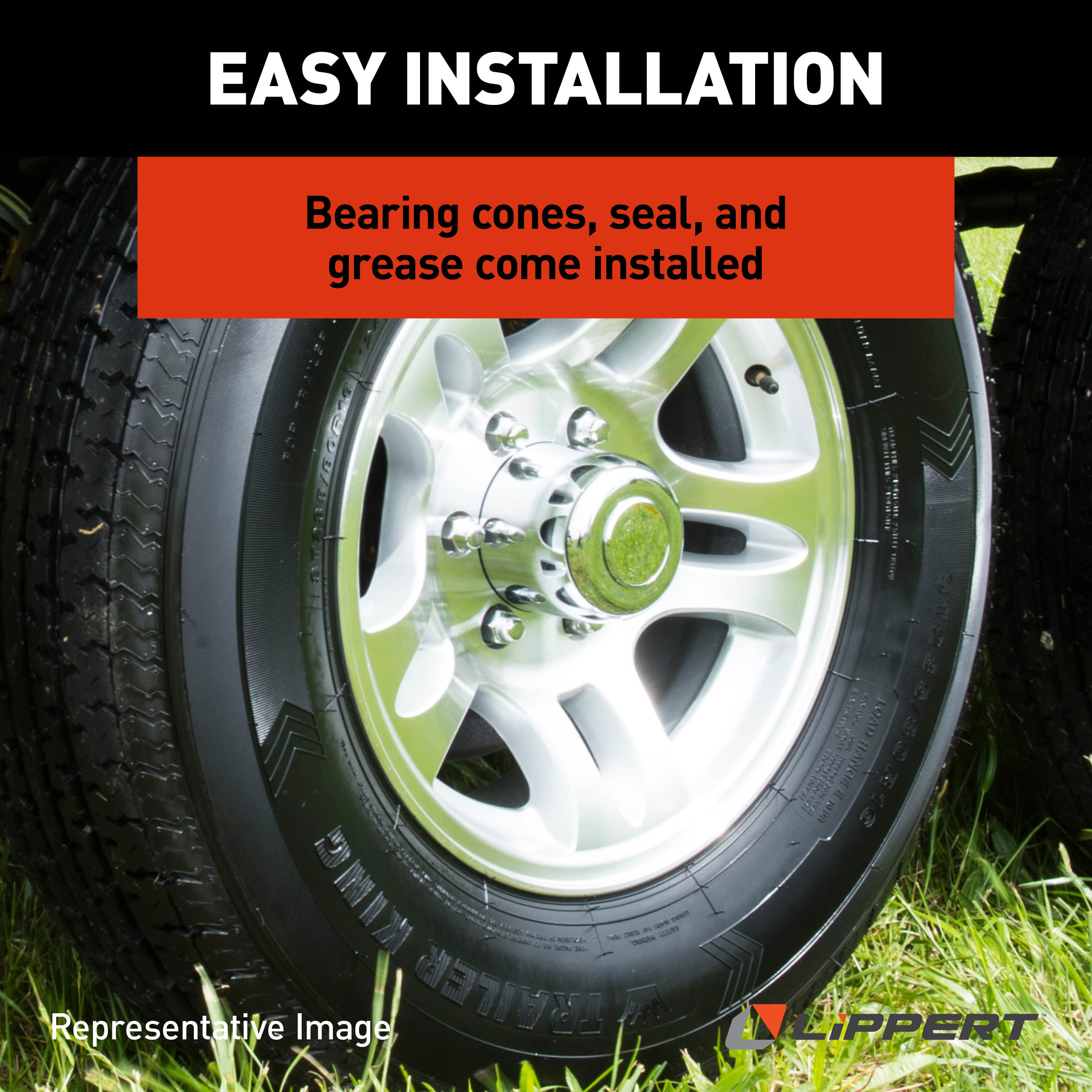 12'' Brake Hub Assembly 6-5.5 BC; 1/2'' stud; 6000# (Retail Box)