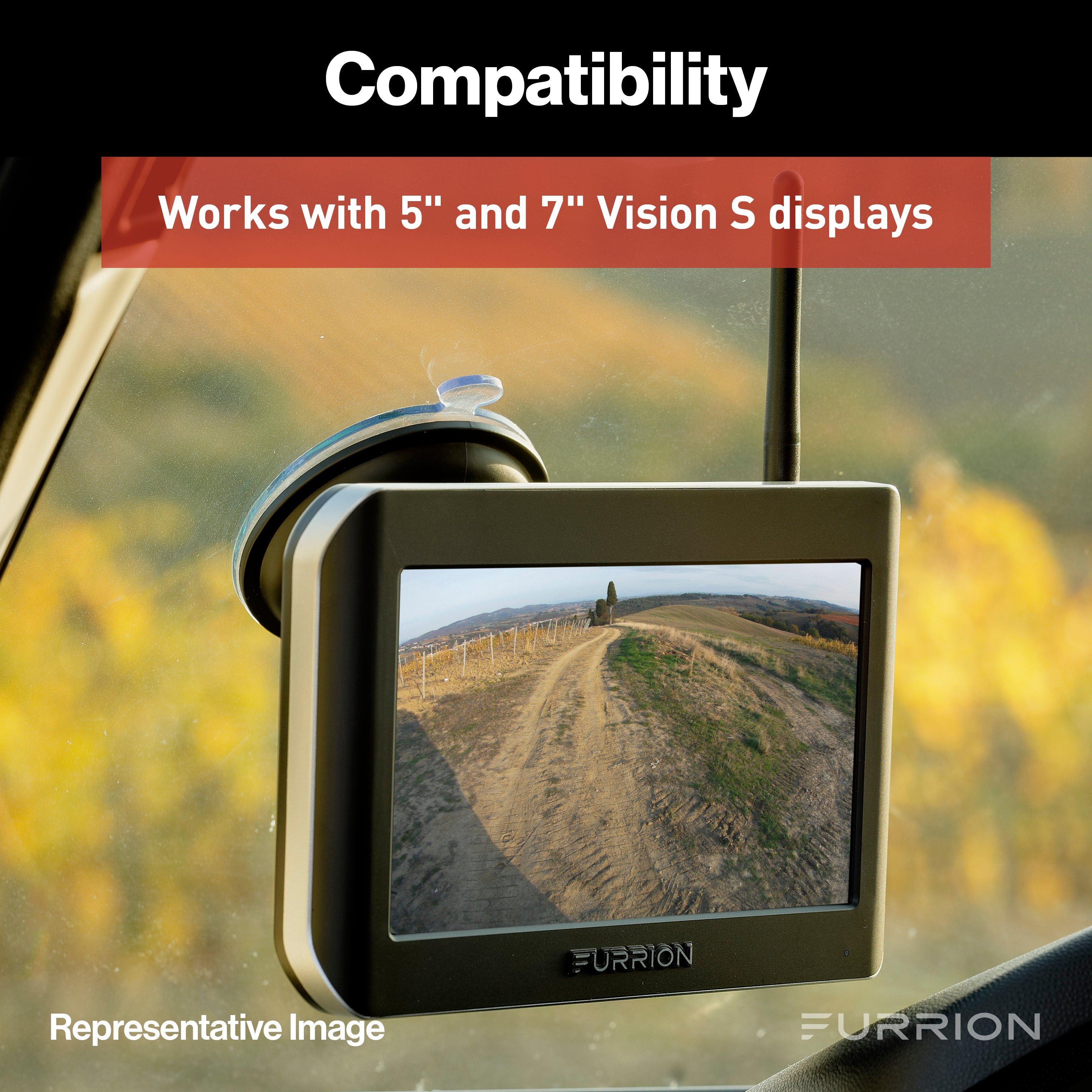 Furrion Vision S® Side RV Cameras with Amber Marker Lights - 1 Pair #FCE48TASH