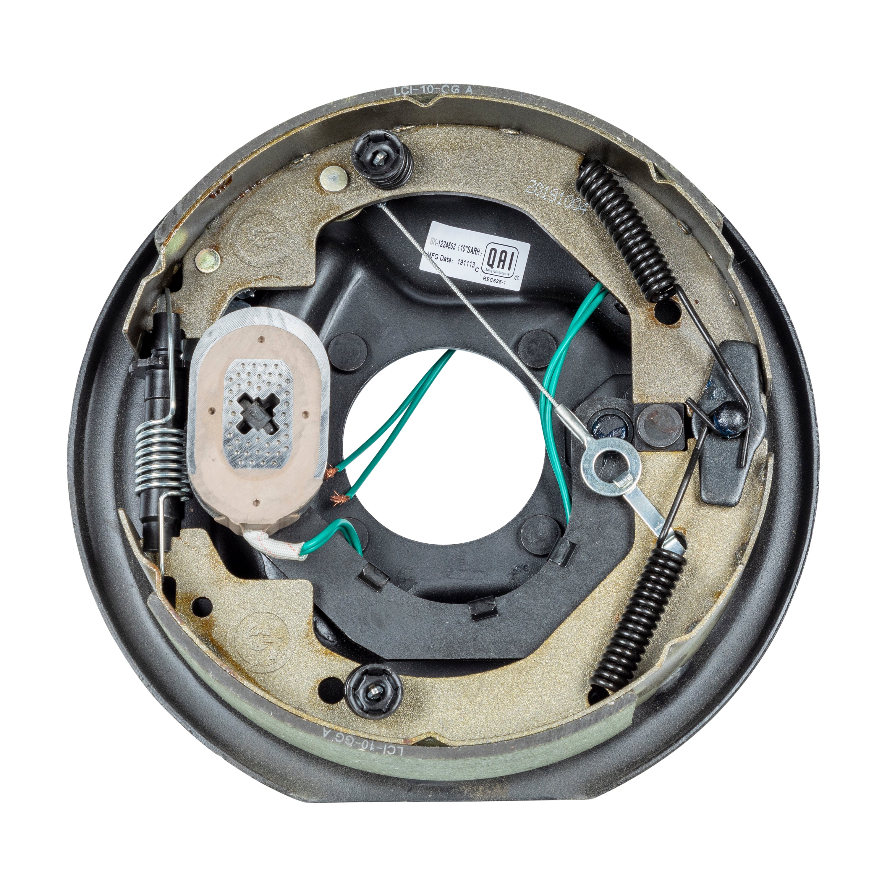 10'' x 2.25'' RH Forward Self-Adjusting Brakes, 4-Bolt: 3500# axle (Retail Box)