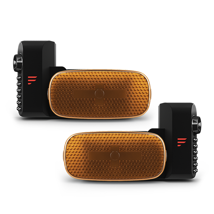 Furrion Vision S® Side RV Cameras with Amber Marker Lights - 1 Pair #FCE48TASH