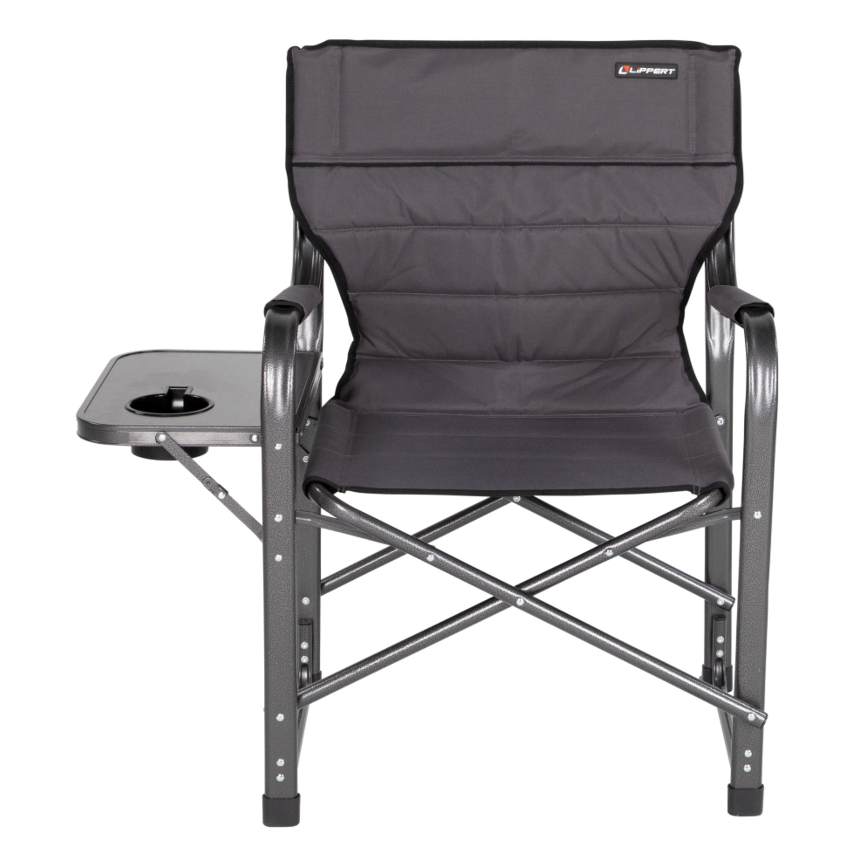 Scout Director's Chair with Side Table - Dark Grey