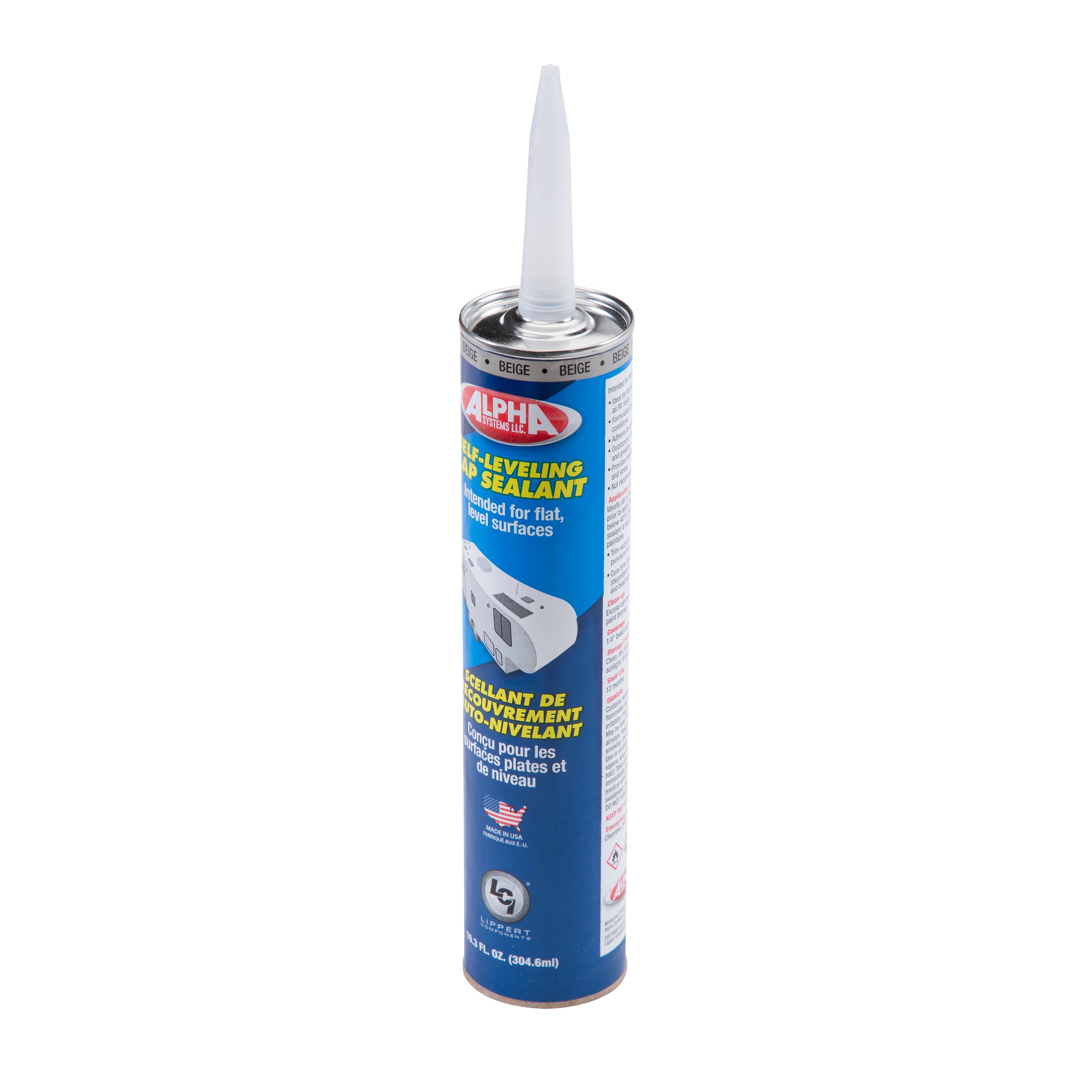 1021 Low VOC Self-Leveling Lap Sealant, Beige (10.3 Oz. Tube)