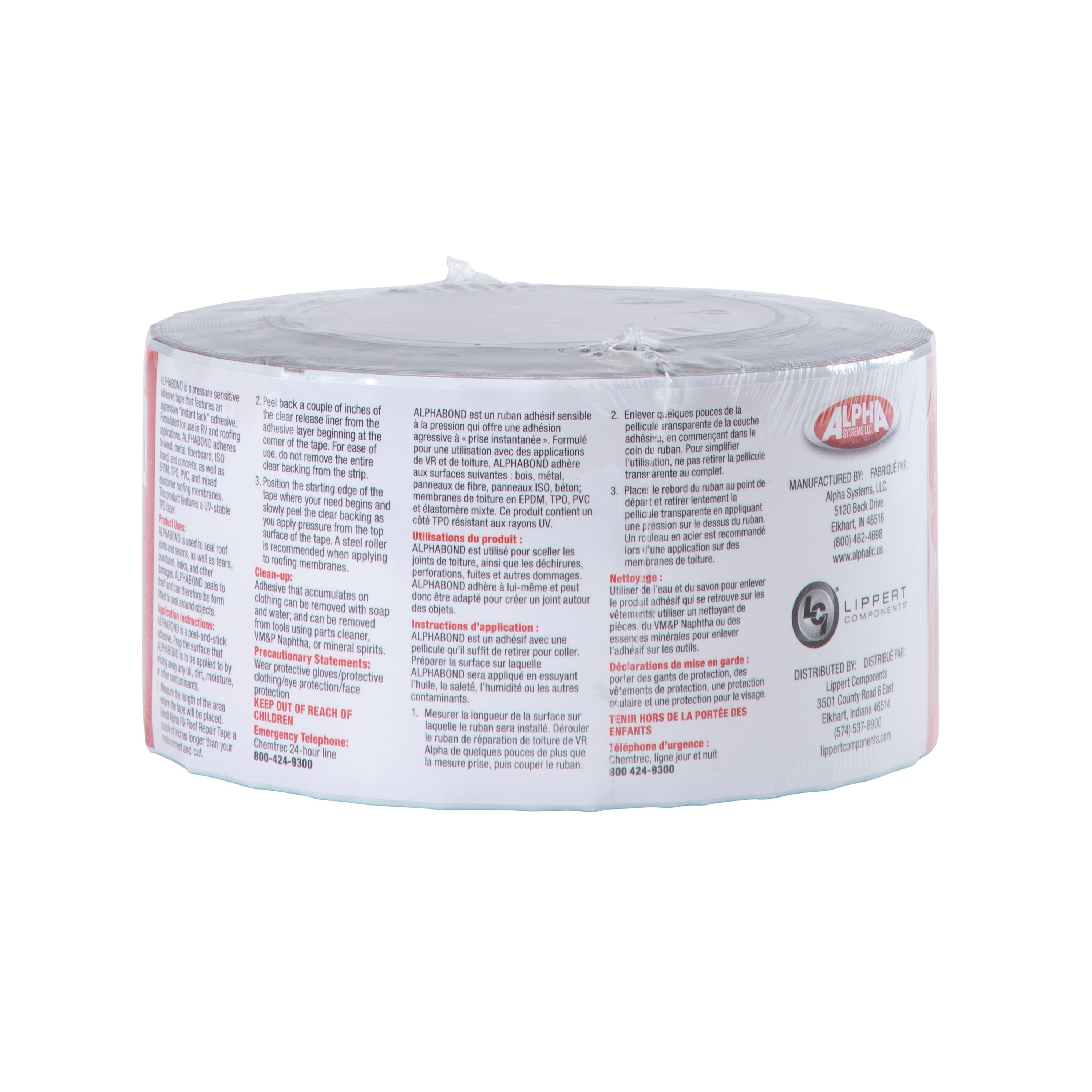 ALPHABOND TPO Tape 3'' x 50', White