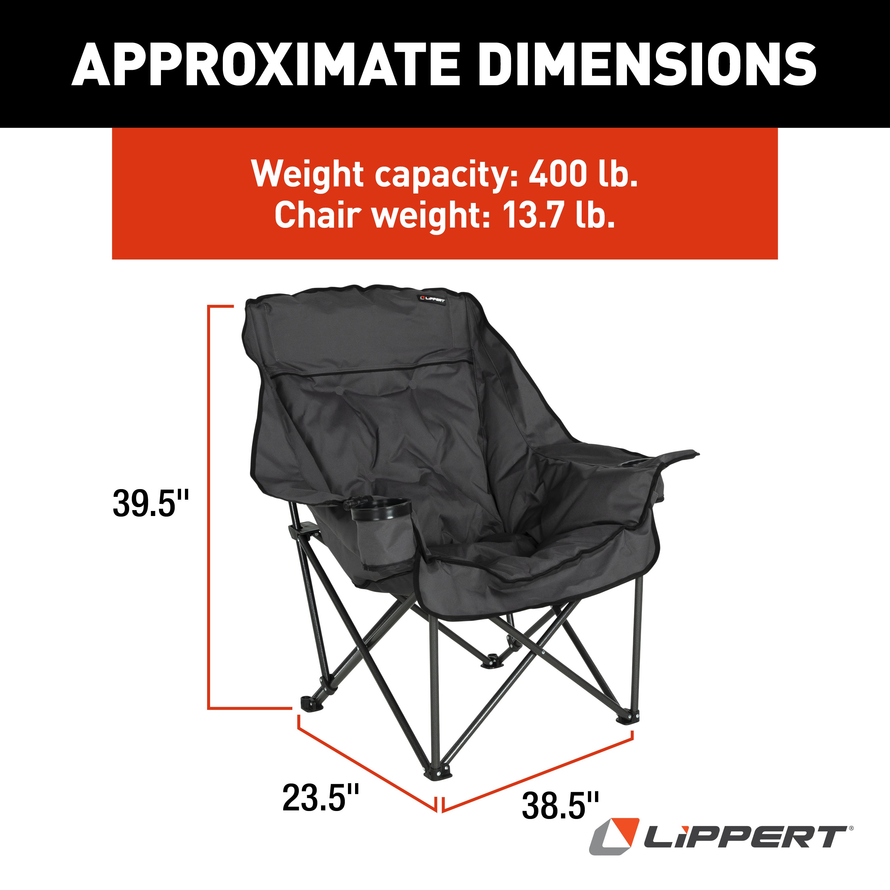 Big Bear Chair - Dark Grey