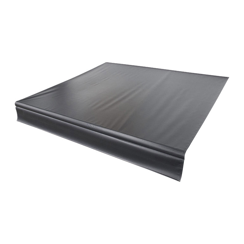 Universal Vinyl Fabric for 19' Patio Awning - Solid Black (Retail Box)